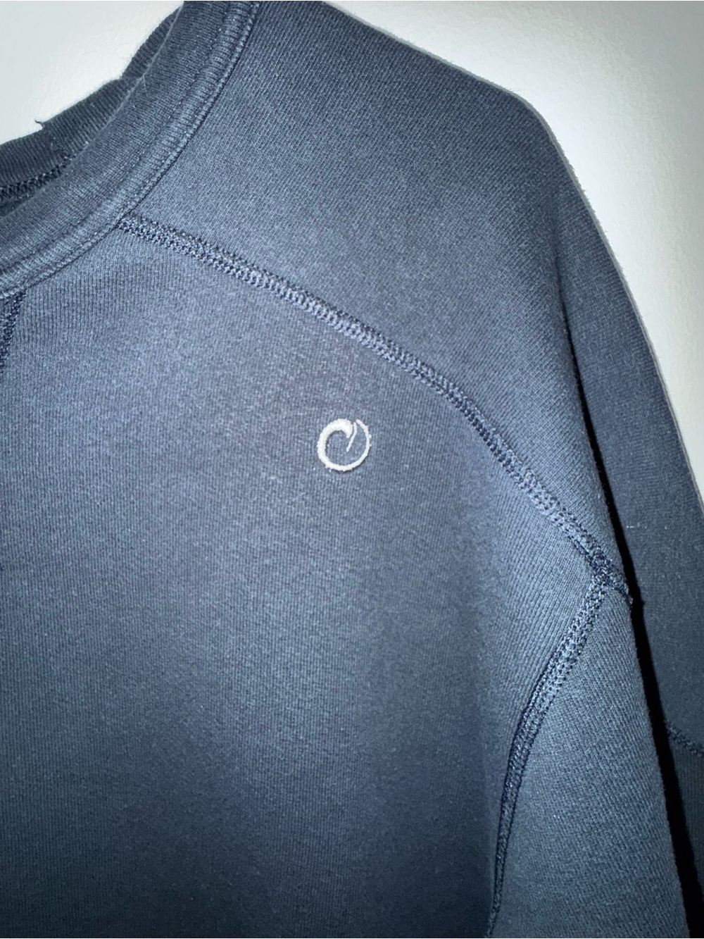 Men's Origin “The Heavy” Navy Crew Sweatshirt Made in USA - Picture 2 of 7